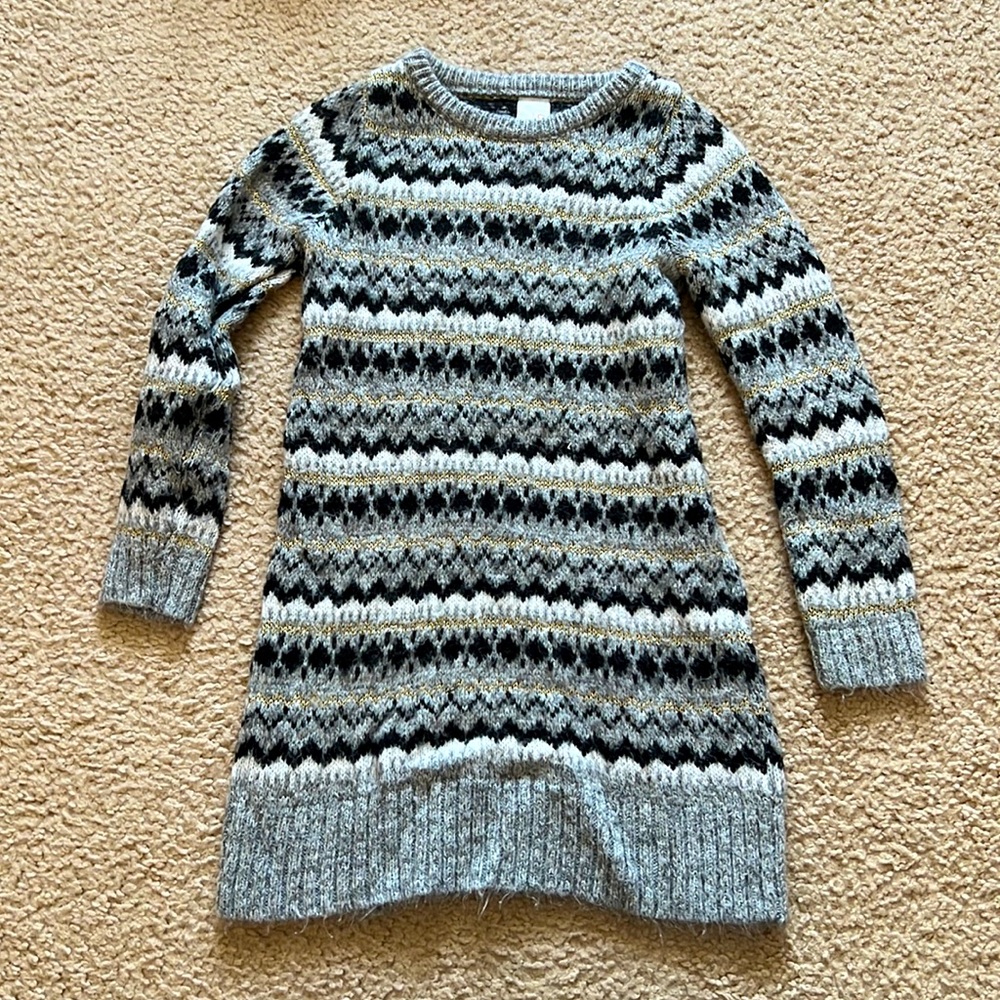 Kids Striped Sweater Dress-Cat and Jack